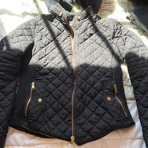 S Love Tree Black Zip Up Jacket
